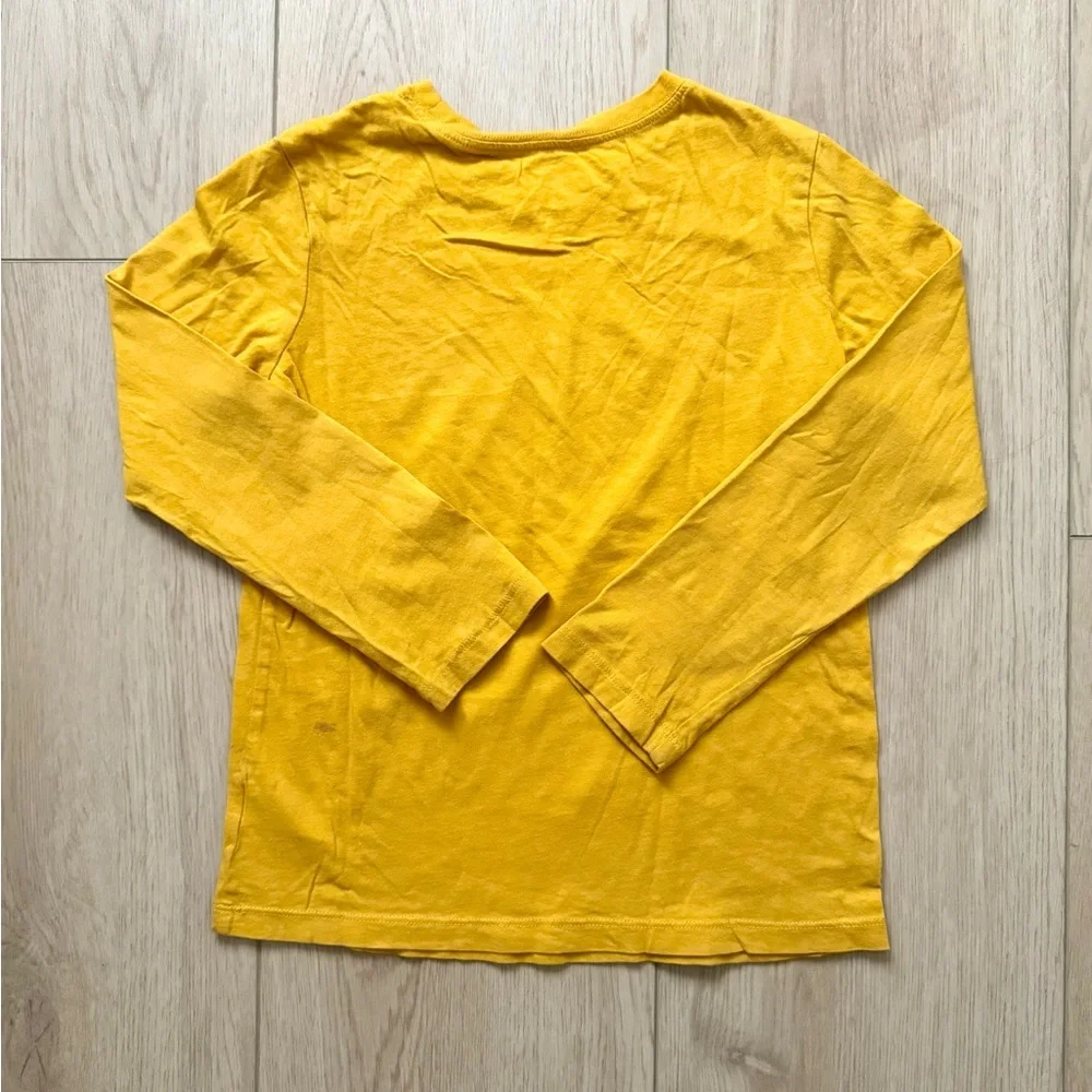 OshKosh B'gosh Yellow and Black Long Sleeve Tee Skate Crew - Picture 2 of 2